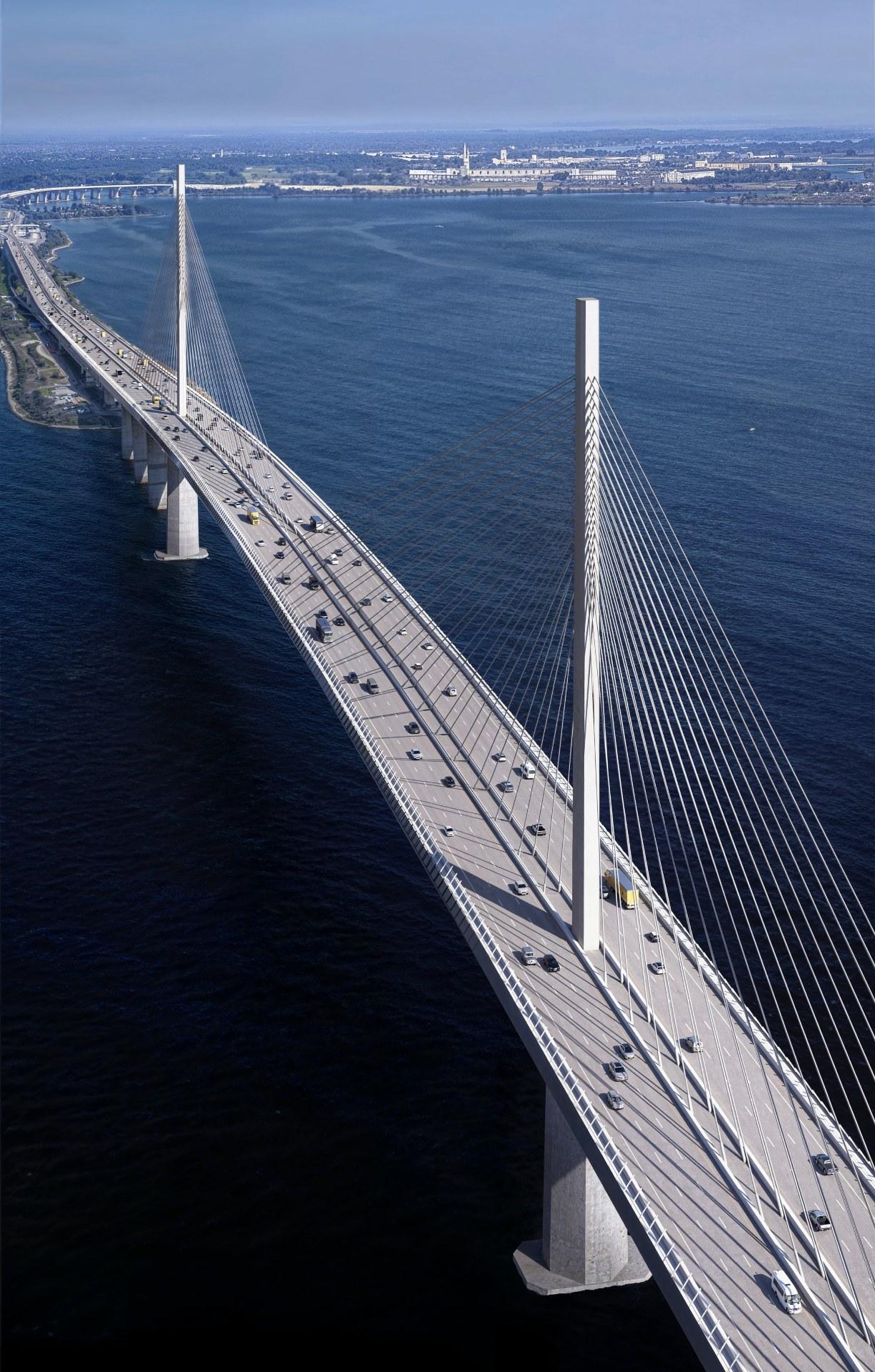 Baltimora Bridge, concept design | WeBuild - Carlo Ratti Associati - Michel Virlogeux