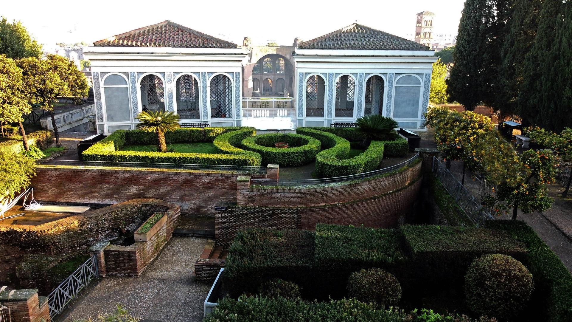 horti farnesiani al palatino
