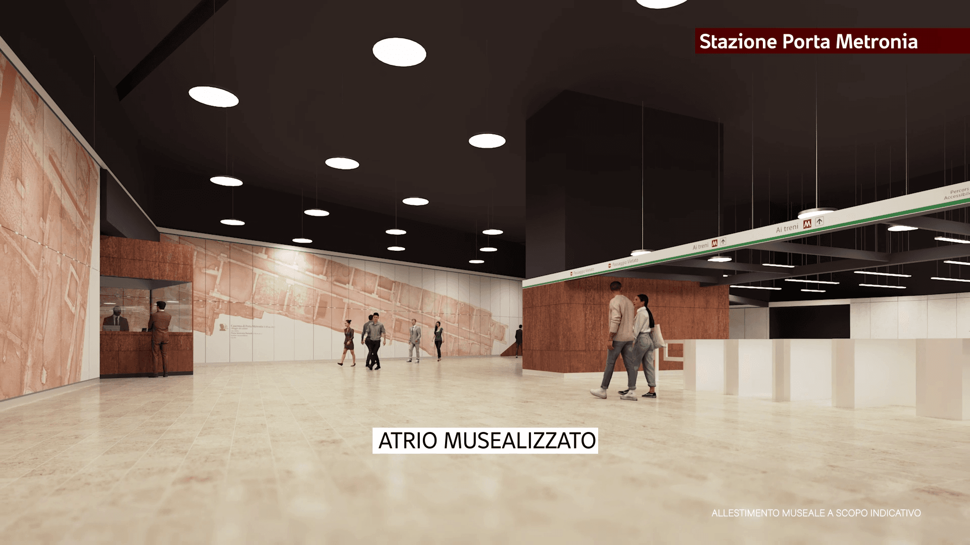 Video 3D della nuova stazione di Porta Metronia della Linea C