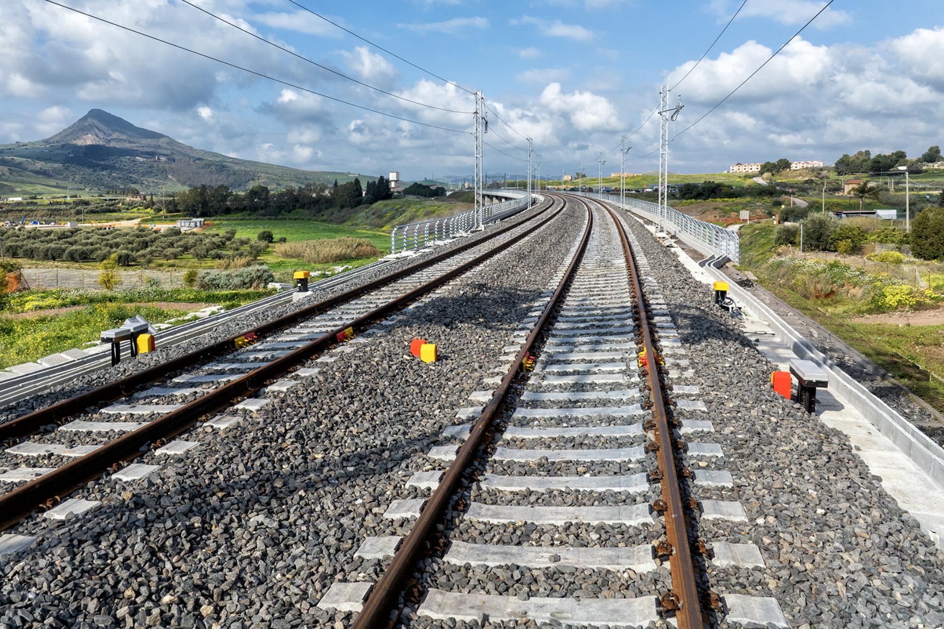 Linea ferroviaria AC Palermo-Catania, Tratta Bicocca - Catenanuova