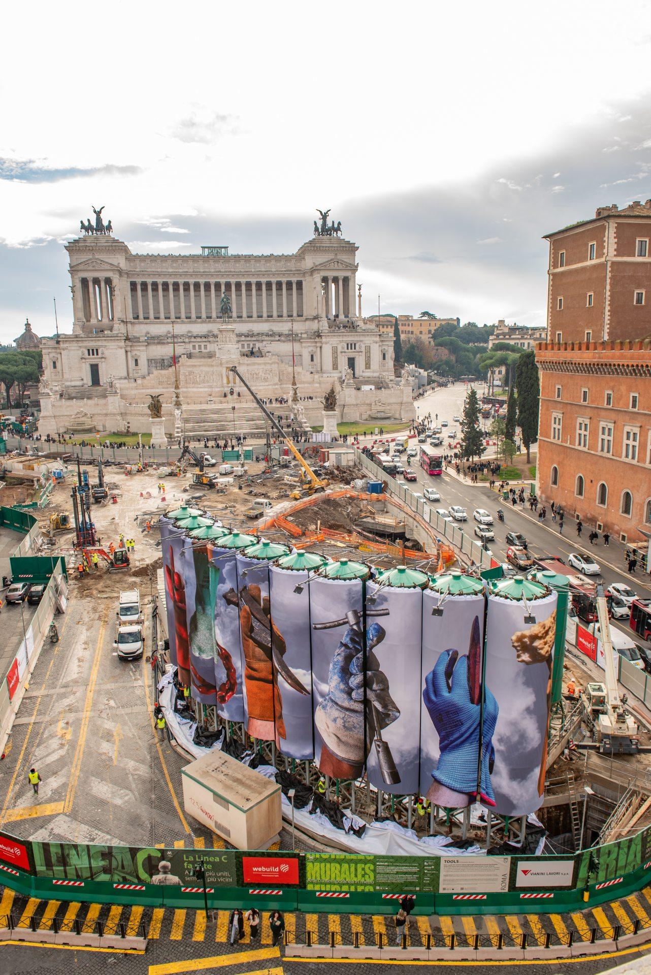 Murales, l’arte contemporanea in metro, Metropolitana di Roma Linea C