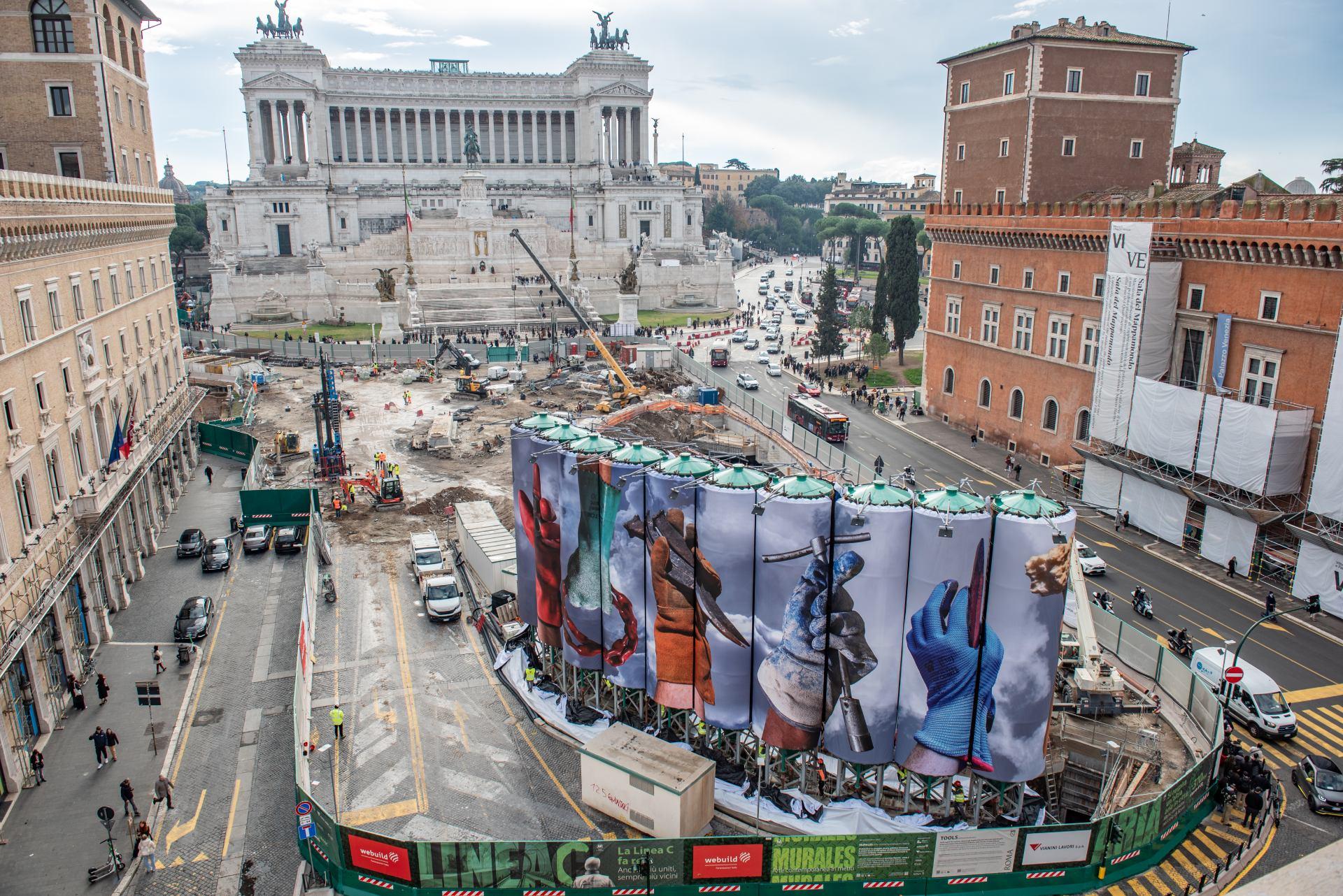 Murales, l’arte contemporanea in metro, Metropolitana di Roma Linea C