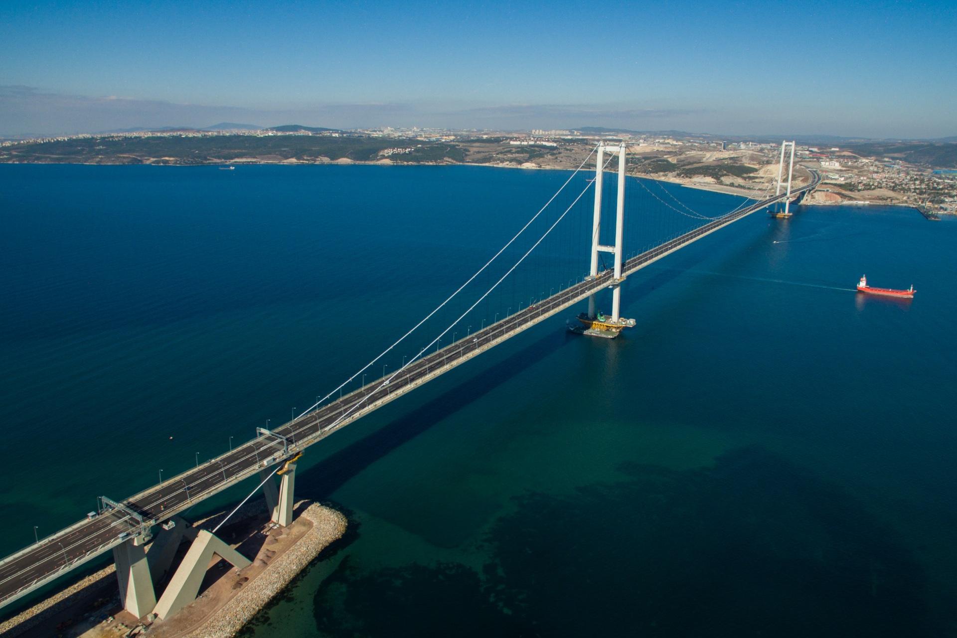 Osman Gazi Bridge, Turkey, 2016