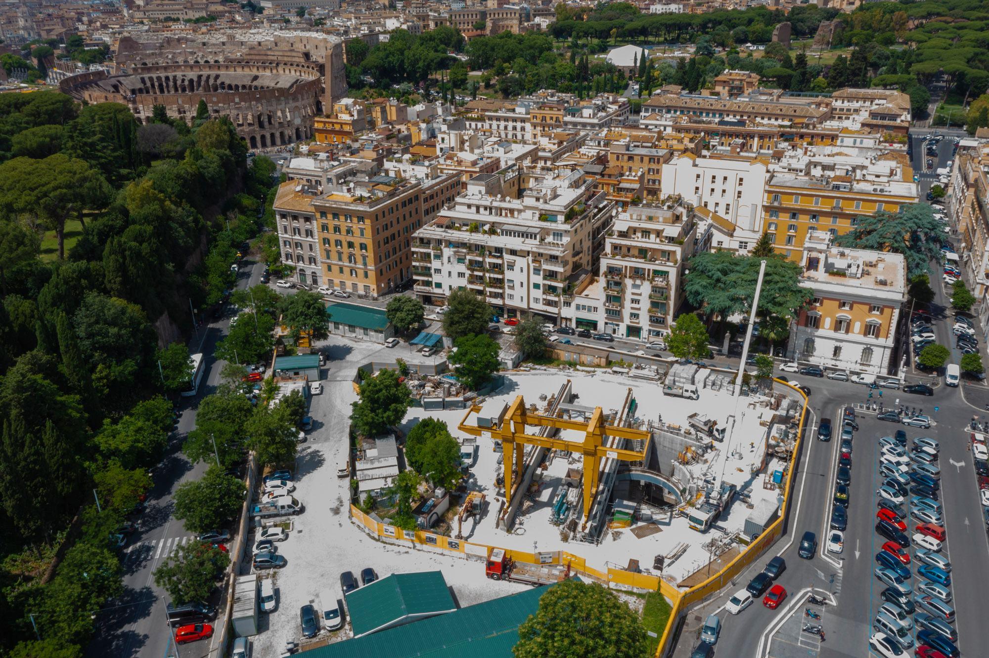 Metropolitana di Roma, Linea C, Pozzo Celimontana - Webuild