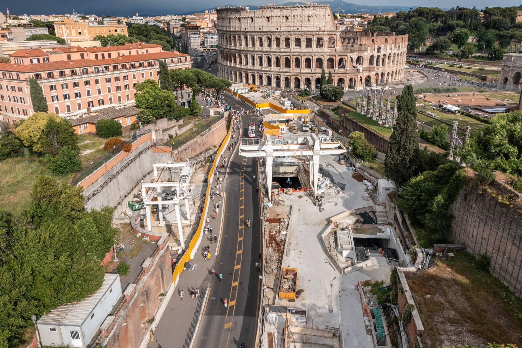 Metropolitana di Roma, Linea C, Stazione Colosseo - Webuild