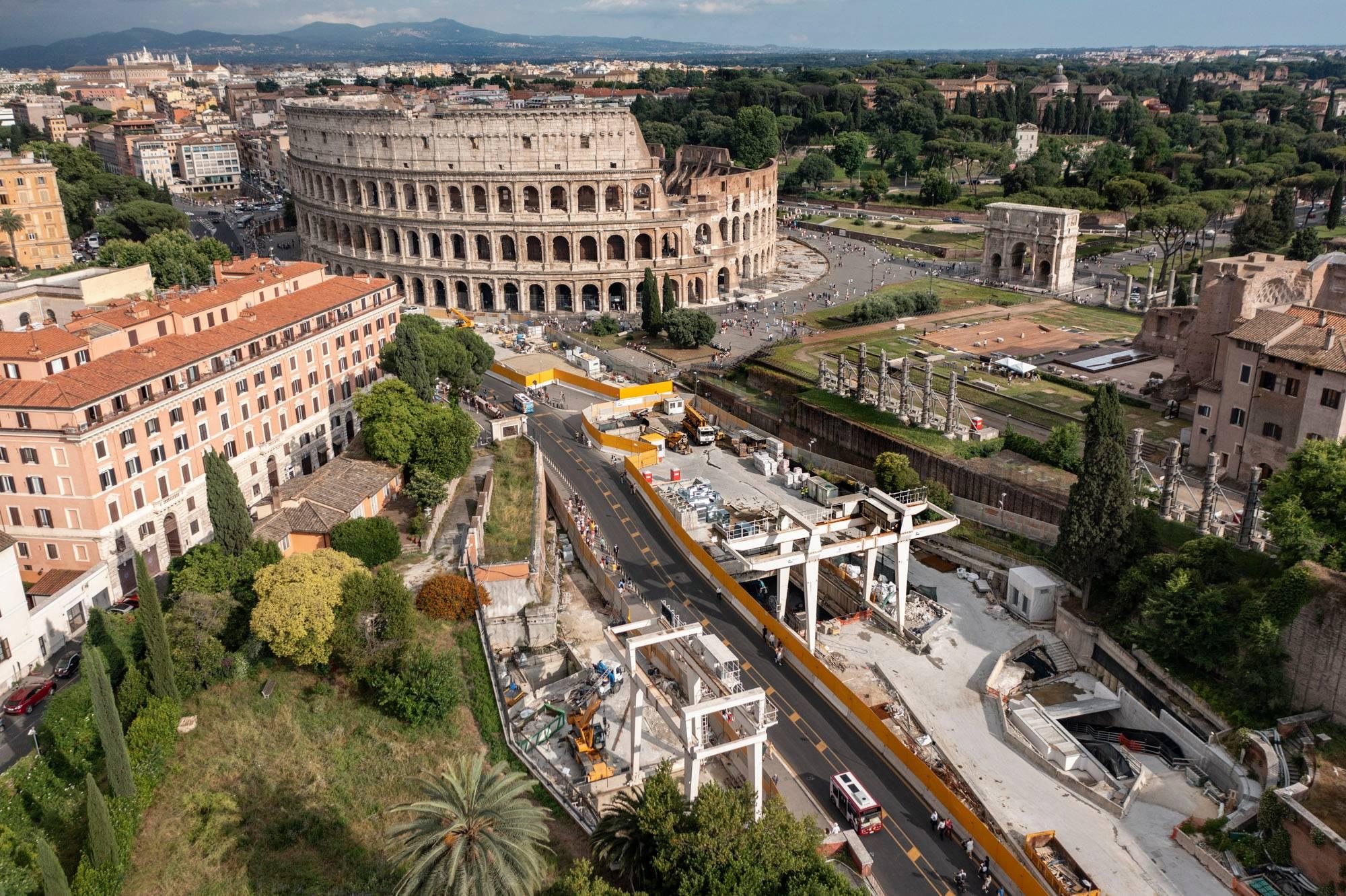 Metropolitana di Roma, Linea C, Stazione Colosseo - Webuild