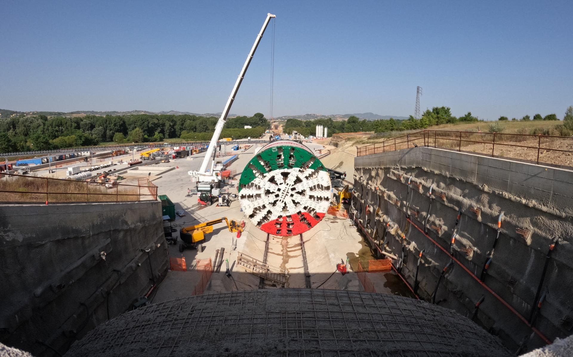 AV Napoli-Bari, Tratta Apice-Hirpinia, Galleria Grottaminarda - Webuild