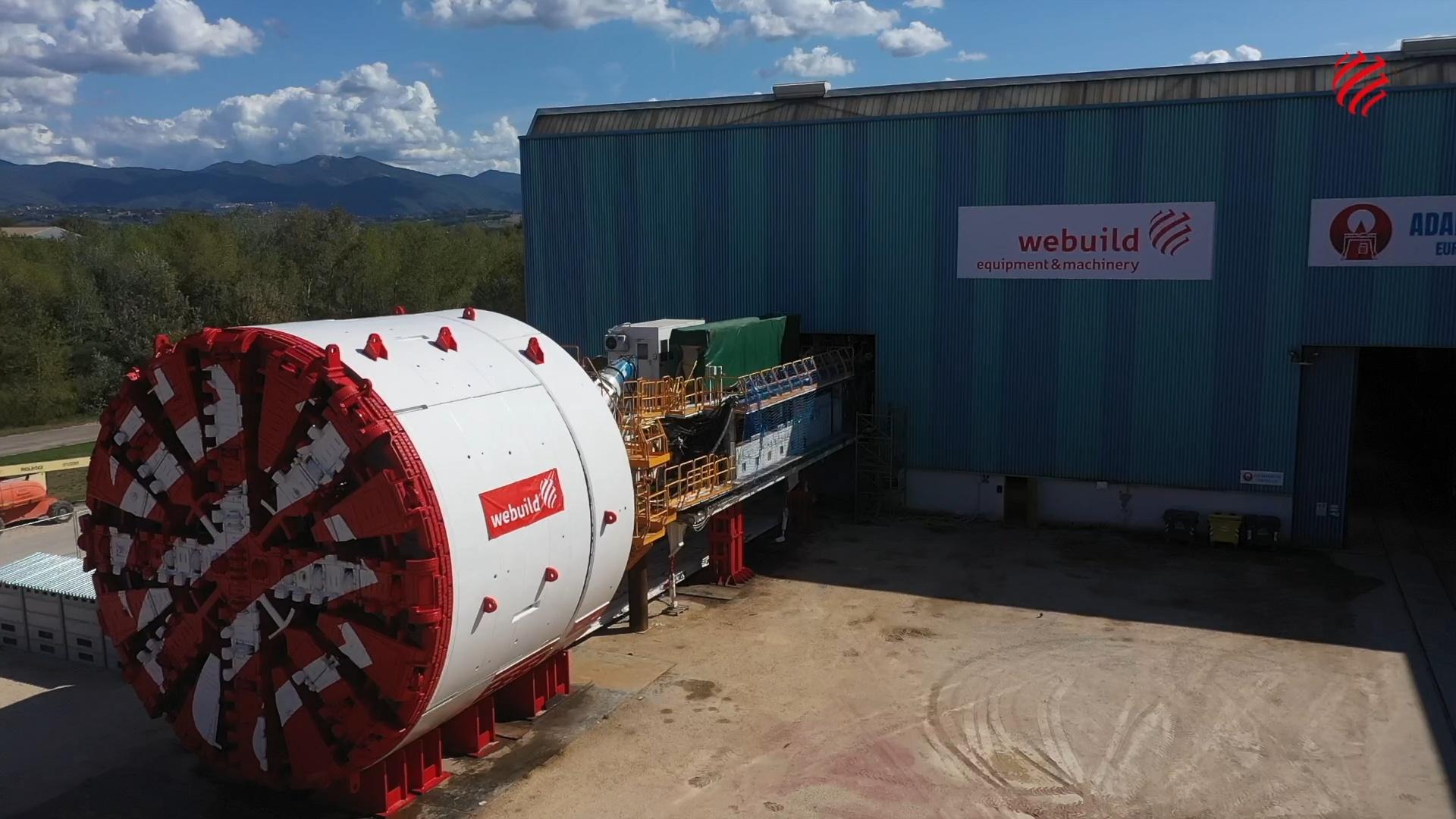Prima TBM Rigenerata da Webuild Equipment & Machinery