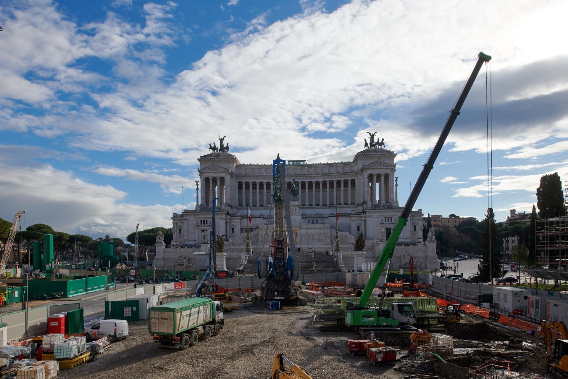 Metropolitana di Roma Linea C, Stazione Venezia - Webuild