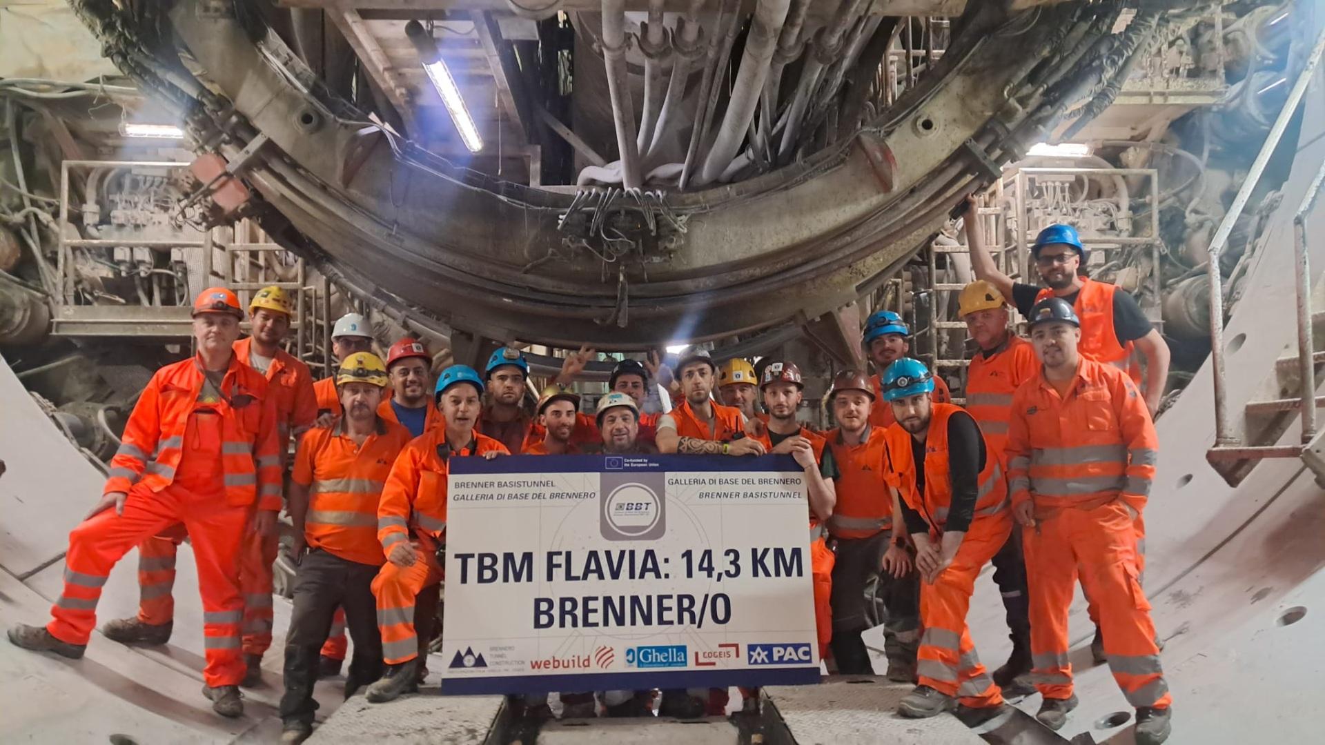 Galleria di Base del Brennero, Lotto Mules 2-3, ultimati i lavori di scavo meccanizzato in Italia, Credits BBT SE