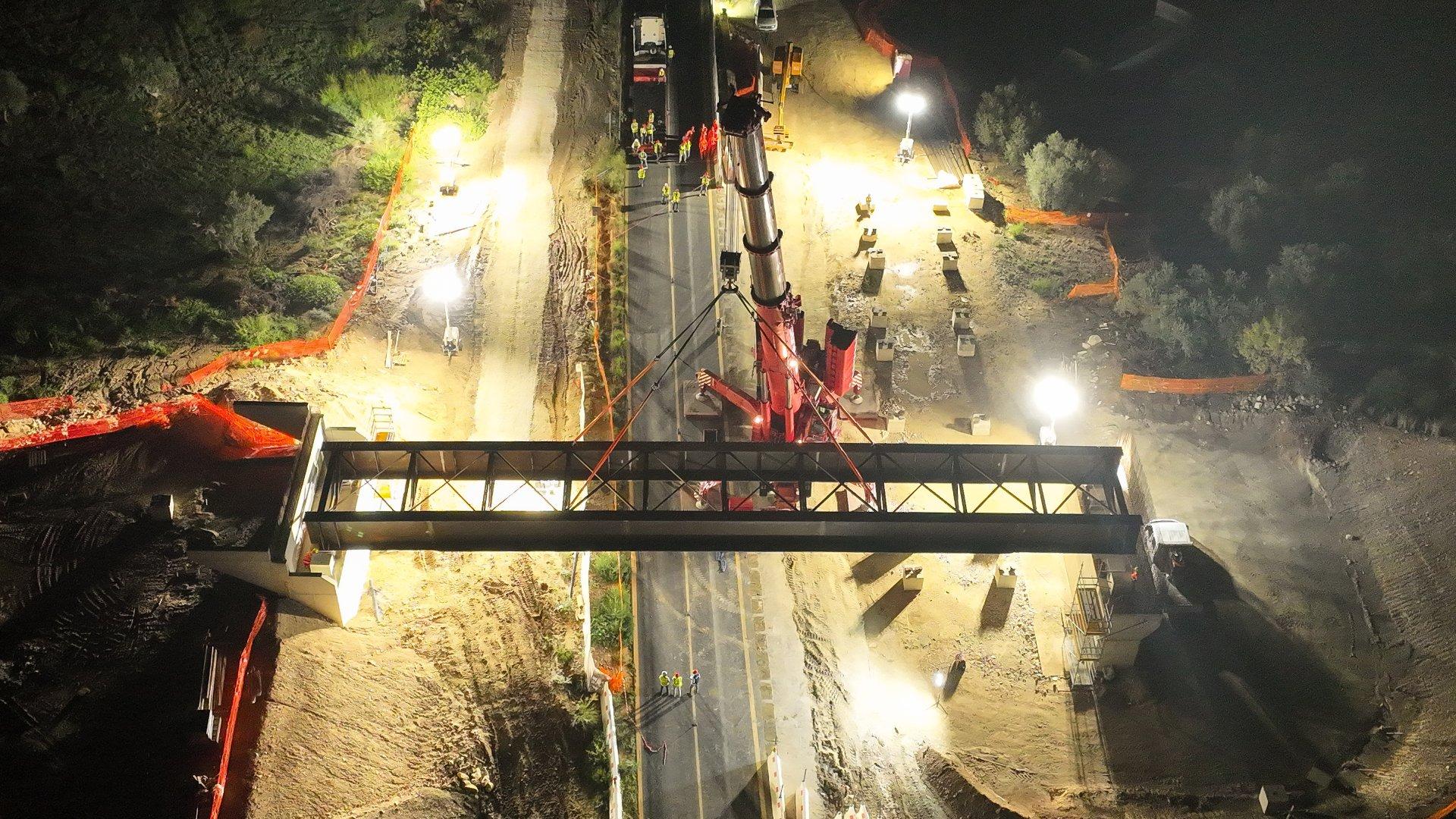 Autostrada Ragusana, varato nuovo cavalcavia tra Ragusa e Chiaramonte Gulfi